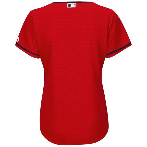 Cleveland Indians Majestic Women's Alternate 2019 Cool Base Team Jersey – Scarlet 2019