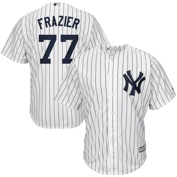 Clint Frazier New York Yankees Majestic Home Cool Base Replica Player Jersey - White 2019