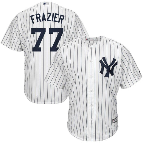 Clint Frazier New York Yankees Majestic Home Cool Base Replica Player Jersey - White 2019