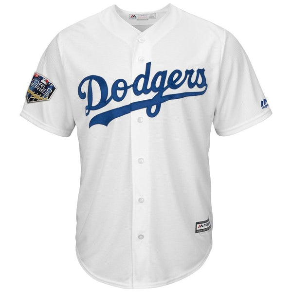 Cody Bellinger Los Angeles Dodgers Majestic World Series Cool Base Player Jersey – White 2019