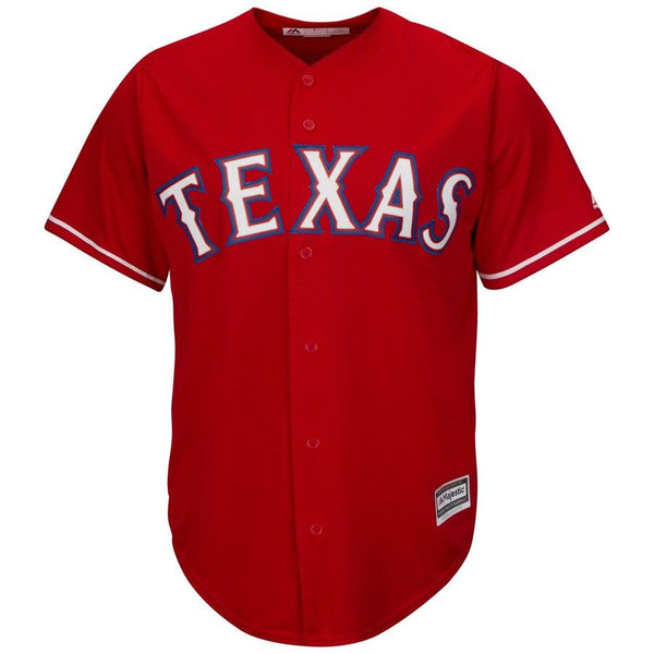 Cole Hamels Texas Rangers Majestic Official Cool Base Player Jersey - Red 2019