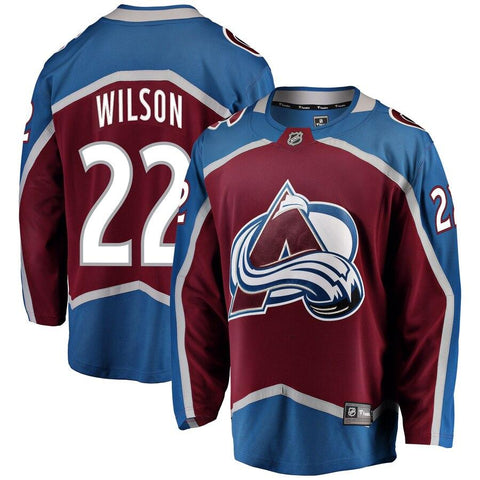 Colin Wilson Colorado Avalanche Breakaway Player Jersey – Burgundy 2019