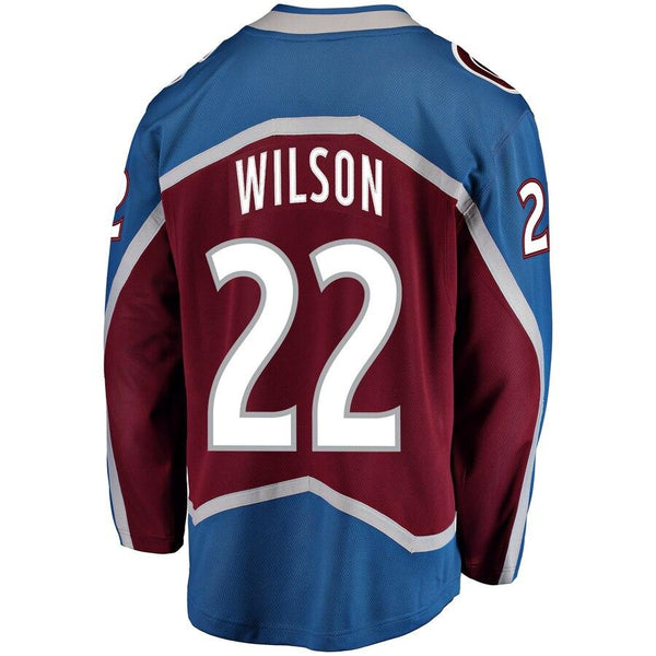 Colin Wilson Colorado Avalanche Breakaway Player Jersey – Burgundy 2019