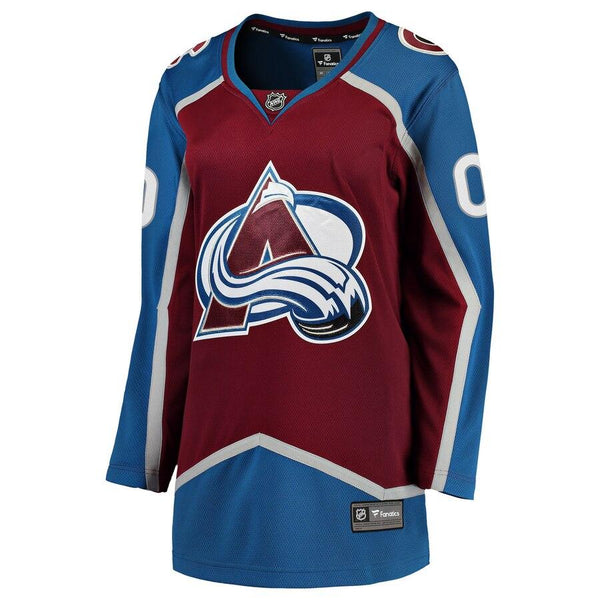 Colorado Avalanche Women's Home Breakaway Custom Jersey - Maroon 2019