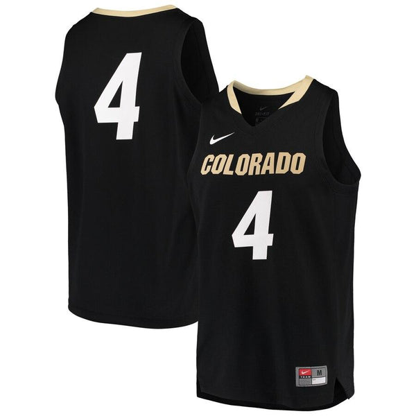 Colorado Buffaloes College Replica Basketball Jersey – Black 2019
