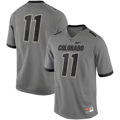 Colorado Buffaloes Game Football Jersey – Gray 2019