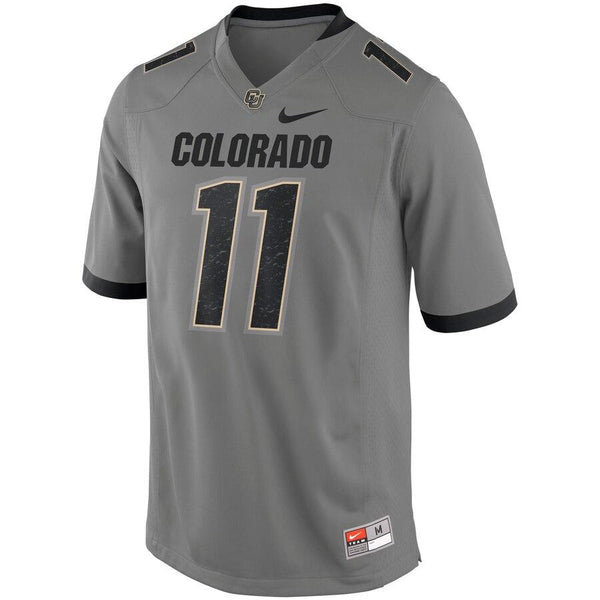 Colorado Buffaloes Game Football Jersey – Gray 2019