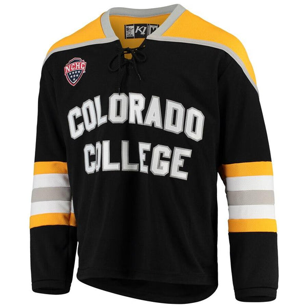 Colorado College Tigers Replica Hockey Jersey – Black 2019