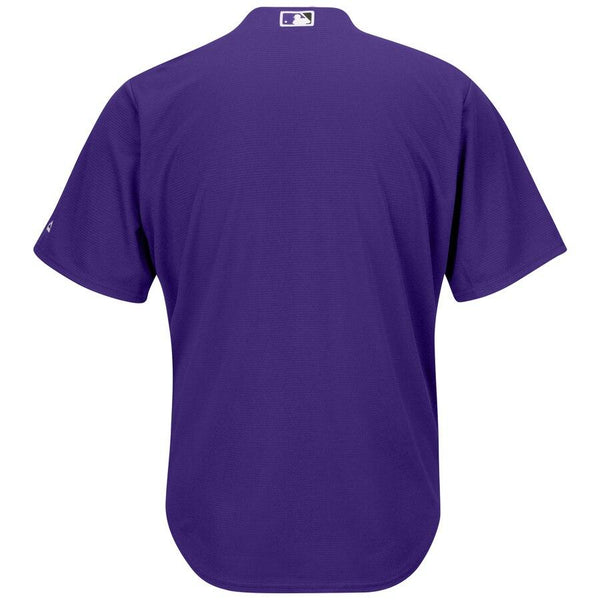 Colorado Rockies Majestic Alternate Official Cool Base Team Replica Jersey - Purple 2019