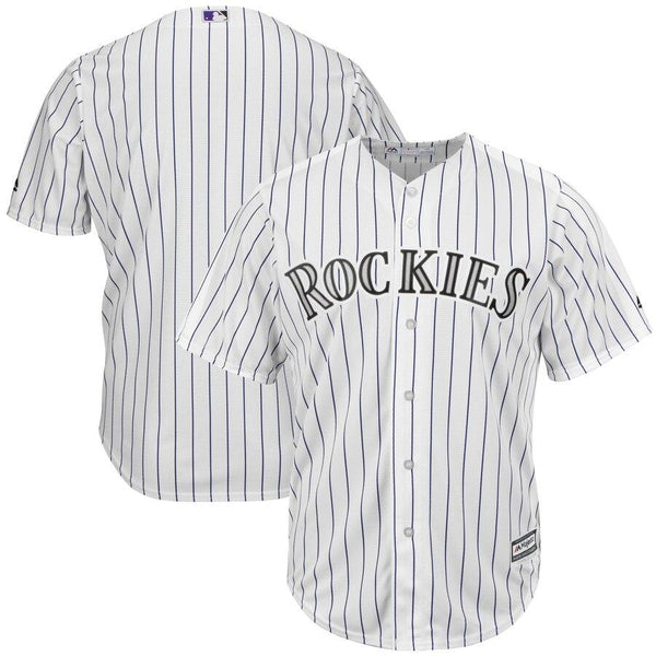 Colorado Rockies Majestic Home Official Cool Base Team Jersey - White 2019