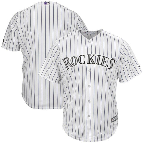 Colorado Rockies Majestic Home Official Cool Base Team Jersey - White 2019