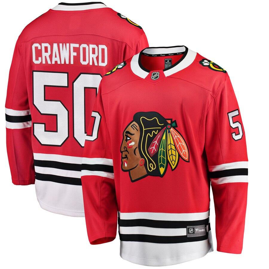 Corey Crawford Chicago Blackhawks Breakaway Player Jersey - Red 2019