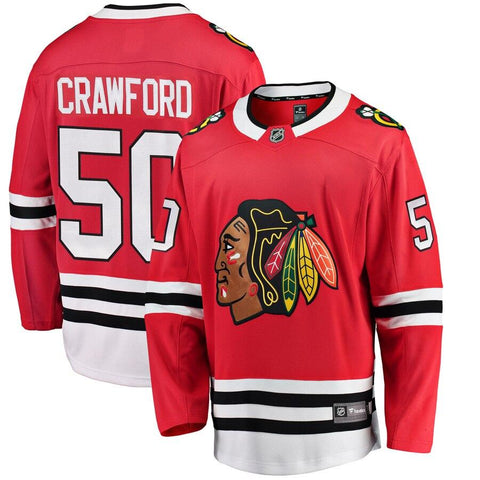 Corey Crawford Chicago Blackhawks Breakaway Player Jersey - Red 2019