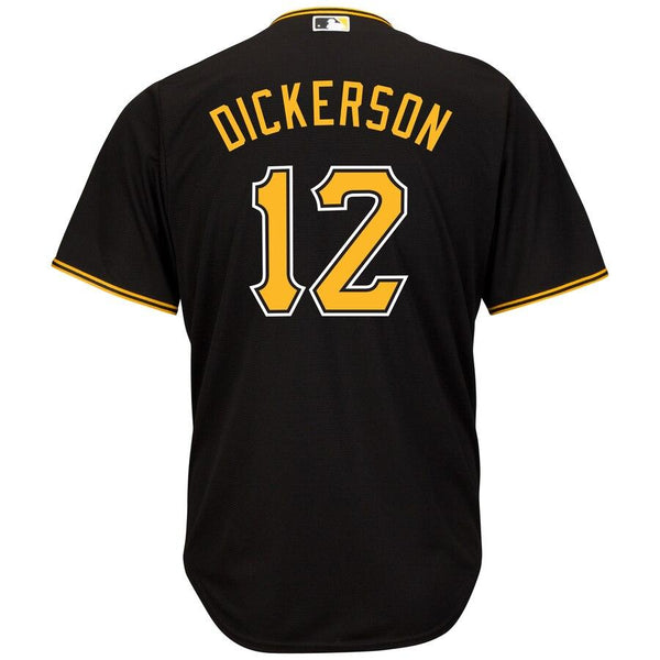 Corey Dickerson Pittsburgh Pirates Majestic Alternate Cool Base Player Jersey – Black 2019