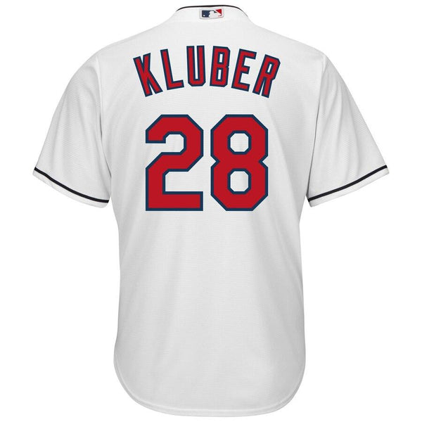 Corey Kluber Cleveland Indians Majestic Cool Base Player Jersey - White 2019
