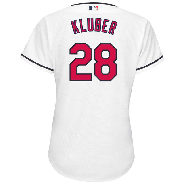 Corey Kluber Cleveland Indians Majestic Women's Home Cool Base Jersey - White 2019