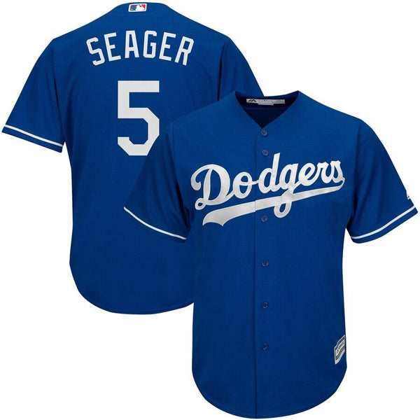 Corey Seager Los Angeles Dodgers Majestic Fashion Official Cool Base Player Jersey - Royal 2019