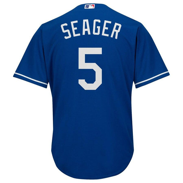 Corey Seager Los Angeles Dodgers Majestic Fashion Official Cool Base Player Jersey - Royal 2019
