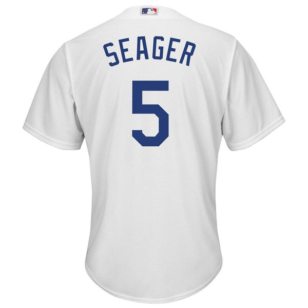 Corey Seager Los Angeles Dodgers Majestic Official Cool Base Player Jersey - White 2019