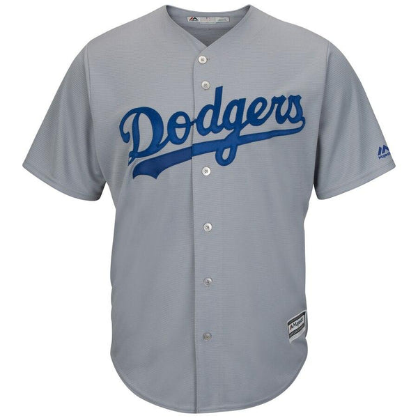 Corey Seager Los Angeles Dodgers Majestic Road Official Cool Base Replica Player Jersey - Gray 2019