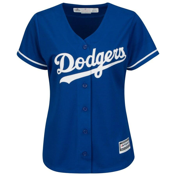 Corey Seager Los Angeles Dodgers Majestic Women's Cool Base Player Jersey -Royal 2019