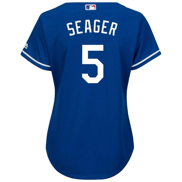 Corey Seager Los Angeles Dodgers Majestic Women's Cool Base Player Jersey -Royal 2019
