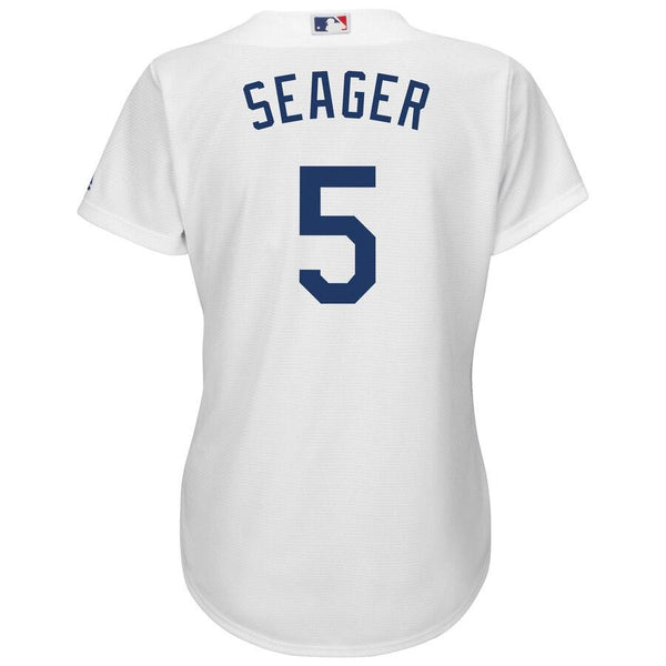 Corey Seager Los Angeles Dodgers Majestic Women's Cool Base Player Jersey -White 2019