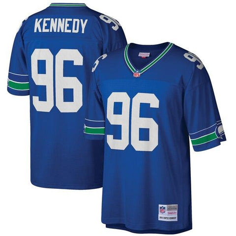 Cortez Kennedy Seattle Seahawks Mitchell &amp; Ness Retired Player Vintage Replica Jersey - Royal Blue 2019