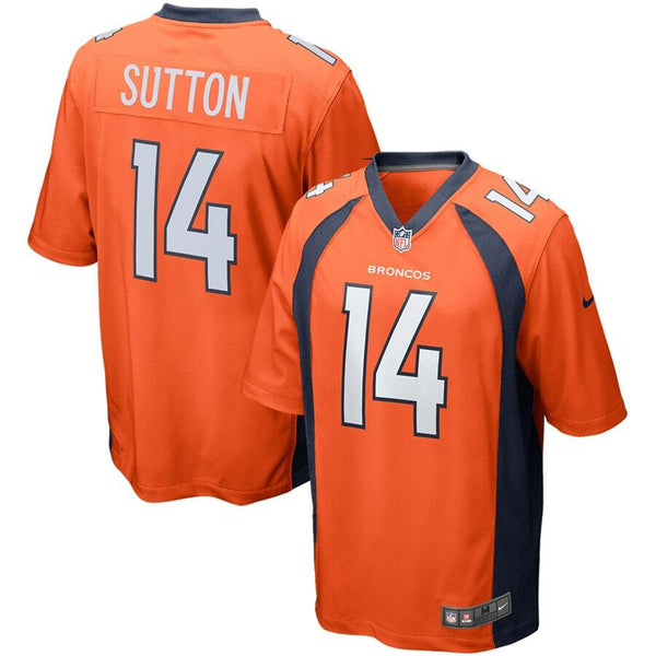 Courtland Sutton Denver Broncos Game Jersey – Orange 2019