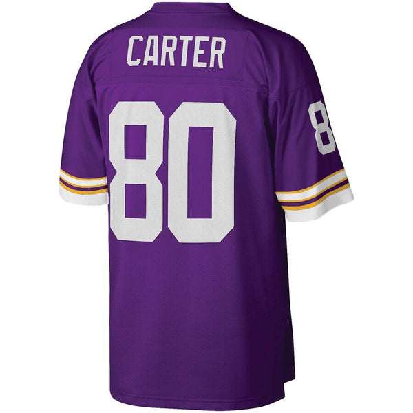 Cris Carter Minnesota Vikings Mitchell &amp; Ness Retired Player Vintage Replica Jersey - Purple 2019