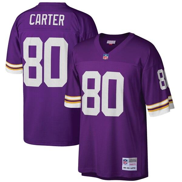 Cris Carter Minnesota Vikings Mitchell &amp; Ness Retired Player Vintage Replica Jersey - Purple 2019