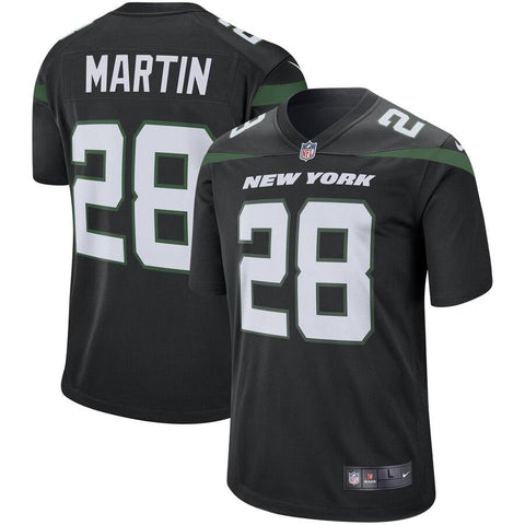 Curtis Martin New York Jets Retired Player Game Jersey – Stealth Black 2019