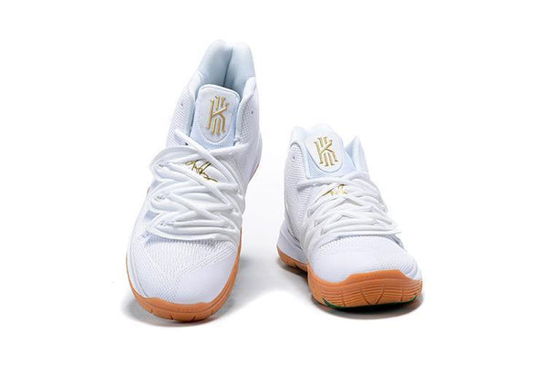 Kyrie 5 GS 'Irish' White Gold Basketball Shoes Men Sale Size US 7,8,8.5,9.5,10,11,12