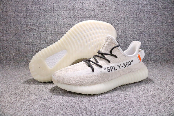OFFWHITE x Adidas YEEZY BOOST 350 V2 'White Cream' Shoes Men Women Sneaker Sale All Size US 7-11