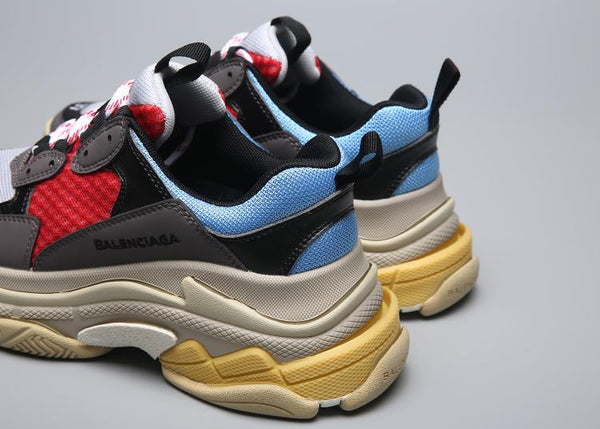 Balenciaga Triple S Trainer 'Blue Red' 2018 Shoes Sneaker Sale Men Women Size 35-45