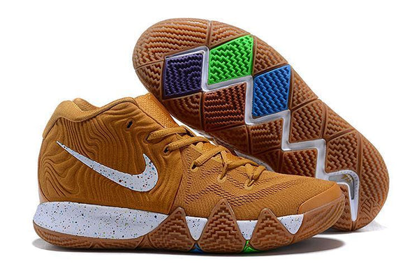 Nike Kyrie 4 "Wheat" Basketball Shoes Sneaker Sale Size US 7,8,8.5,9.5,10,11,12