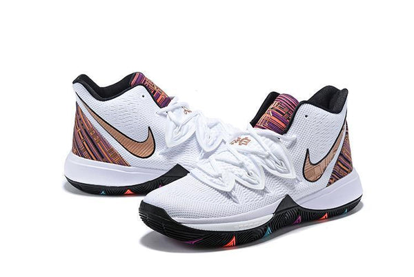 Kyrie 5 'Black History Month' White Basketball Shoes Men Sale Size US 7,8,8.5,9.5,10,11,12