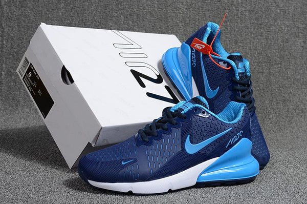 Nike Air Max 270 Blue Navy Sneaker Shoes Sale Men Women Size 5.5 - 11