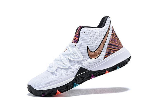 Kyrie 5 'Black History Month' White Basketball Shoes Men Sale Size US 7,8,8.5,9.5,10,11,12