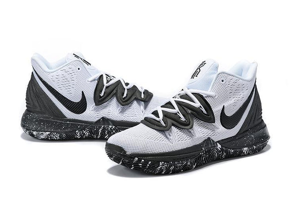 Kyrie 5 'Cookies and Cream' Black White Basketball Shoes Men Sale Size US 7,8,8.5,9.5,10,11,12