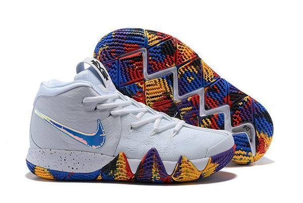 Nike Kyrie 4 "NCAA TOURNAMENT" White Men Basketball Shoes Sale Size US 7,8,8.5,9.5,10,11,12