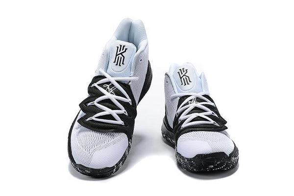Kyrie 5 'Cookies and Cream' Black White Basketball Shoes Men Sale Size US 7,8,8.5,9.5,10,11,12