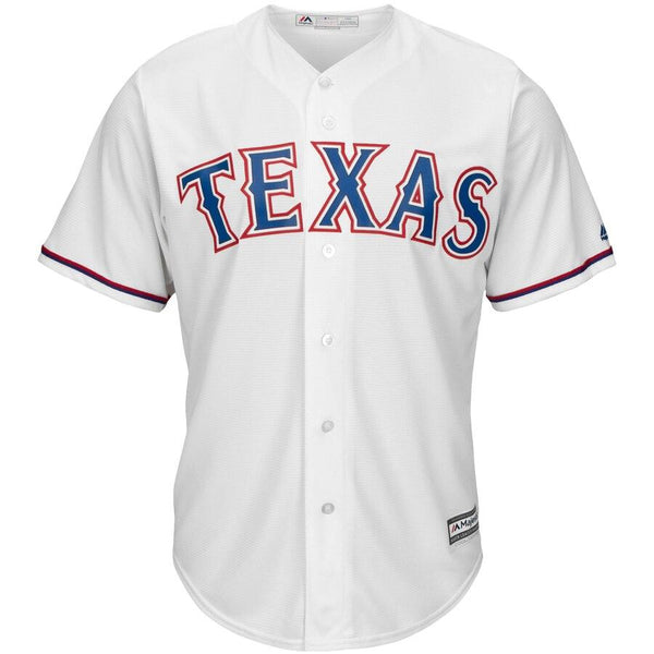 Dak Prescott Texas Rangers Majestic NFL x MLB Crossover Cool Base Player Jersey - White 2019
