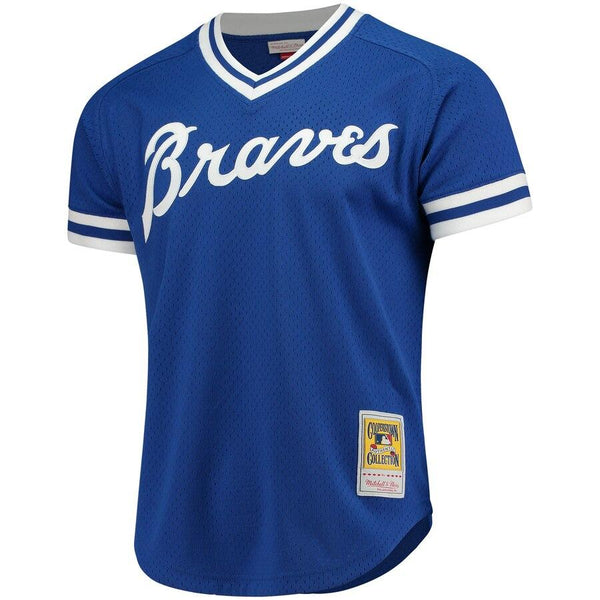 Dale Murphy Atlanta Braves Mitchell &amp; Ness Cooperstown Mesh Batting Practice Jersey – Royal 2019