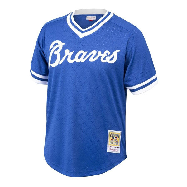 Dale Murphy Atlanta Braves Mitchell &amp; Ness Youth Cooperstown Collection Mesh Batting Practice Jersey – Royal 2019