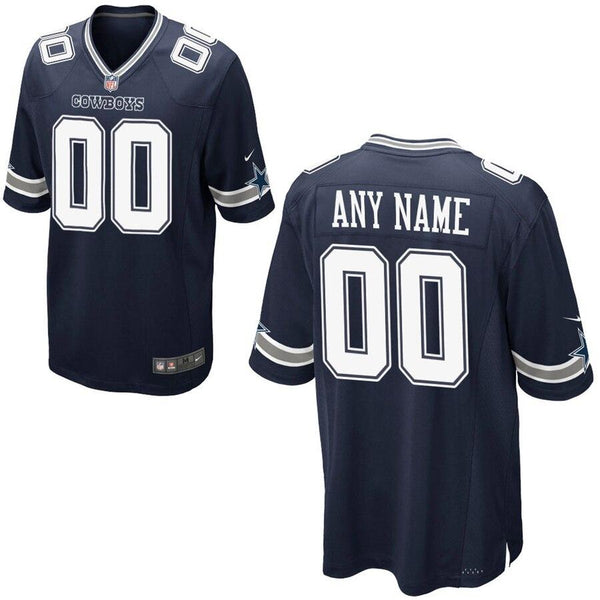 Dallas Cowboys Custom Team Color - Game Jersey – Navy 2019