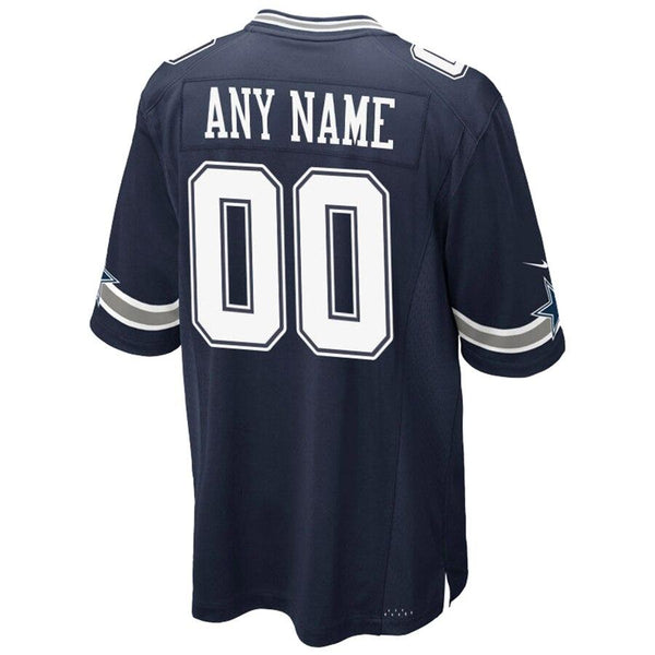Dallas Cowboys Custom Team Color - Game Jersey – Navy 2019