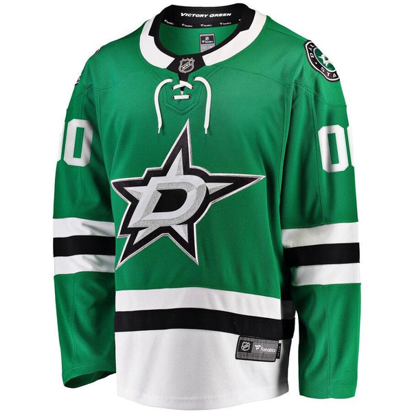 Dallas Stars Home Breakaway Custom Jersey - Green 2019