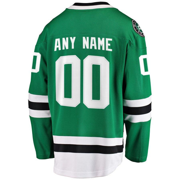 Dallas Stars Home Breakaway Custom Jersey - Green 2019
