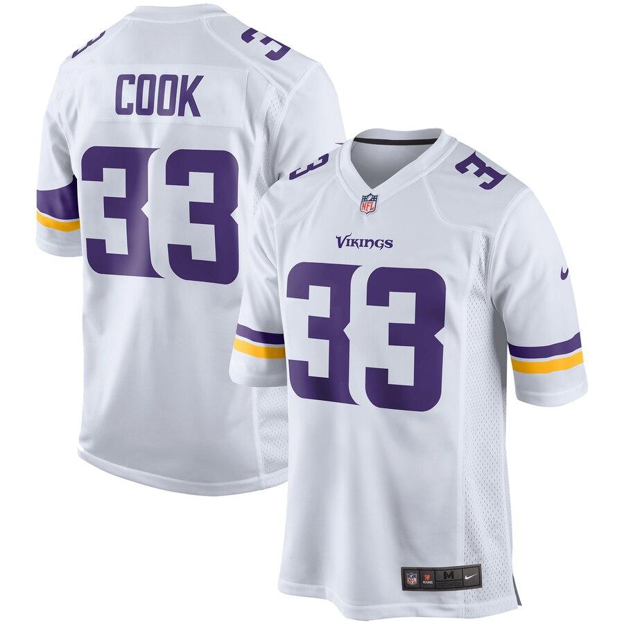 Dalvin Cook Minnesota Vikings Player Game Jersey – White 2019